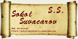 Sokol Suvačarov vizit kartica